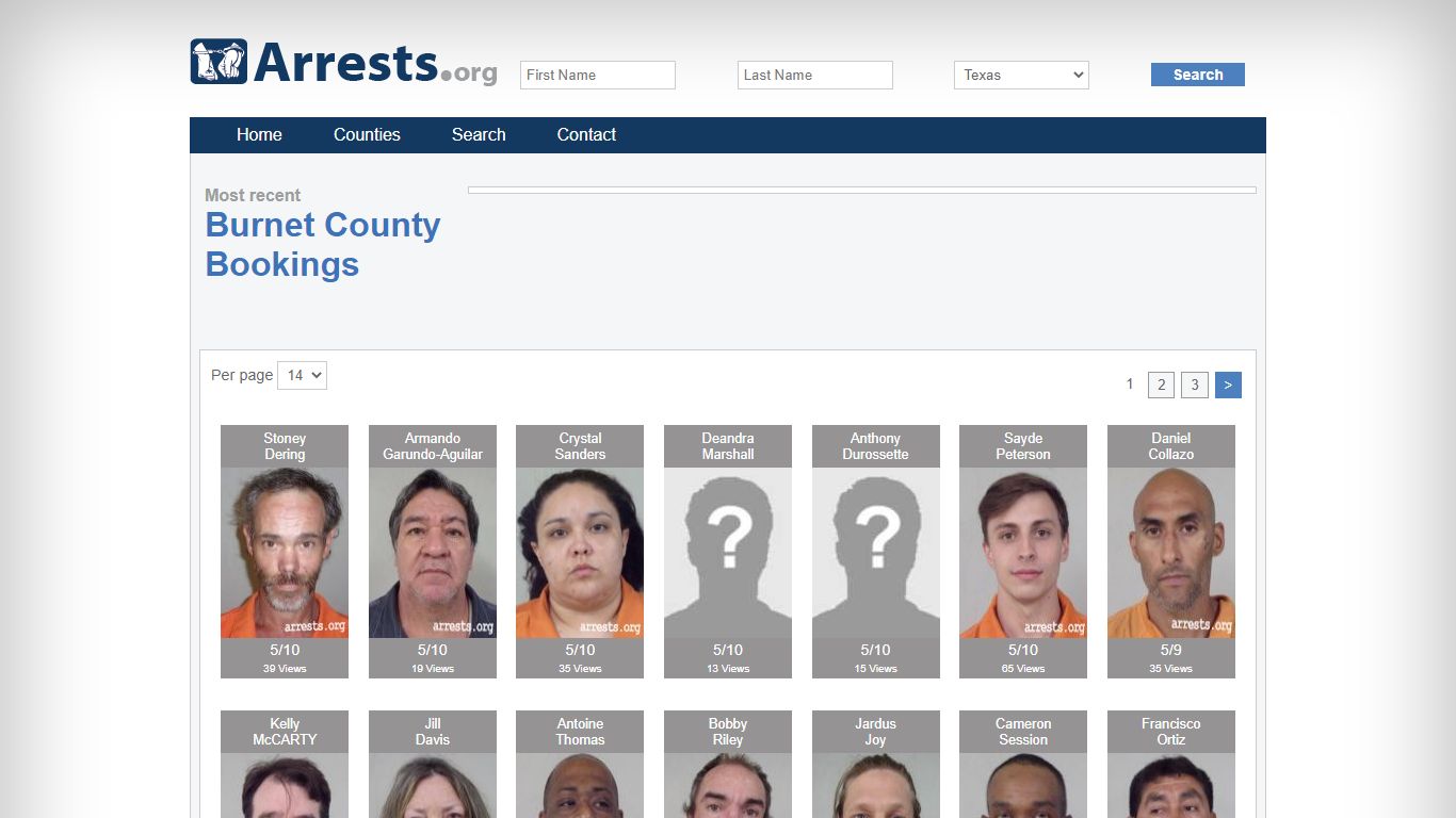 Burnet County Arrests and Inmate Search